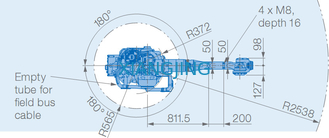 Ramię robota przemysłowego YASKAWA GP35L 35 kg Udźwig 2538 mm Ramię robota