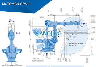 YASKAWA GP600 Używane ramię robota do podnoszenia i umieszczania ładunku 600 kg