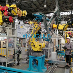Automatyczny robot spawalniczy M-10iD i 6-osiowy robot przemysłowy do spawania laserem światłowodowym za pomocą spawarki OTC welbee P500L