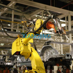 Automatyczny robot spawalniczy M-10iD i 6-osiowy robot przemysłowy do spawania laserem światłowodowym za pomocą spawarki OTC welbee P500L
