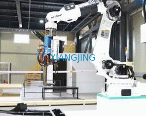 Robot spawalniczy ramię 6-osiowy manipulator przemysłowy Hyundai HH10L robot spawalniczy ze spawarką i palnikiem spawalniczym