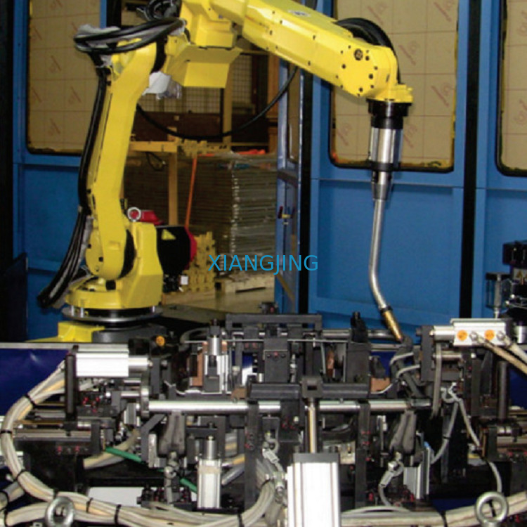 Automatyczny robot spawalniczy M-10iD i 6-osiowy robot przemysłowy do spawania laserem światłowodowym za pomocą spawarki OTC welbee P500L