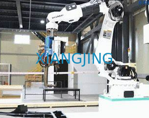 Robot spawalniczy ramię 6-osiowy manipulator przemysłowy Hyundai HH10L robot spawalniczy ze spawarką i palnikiem spawalniczym